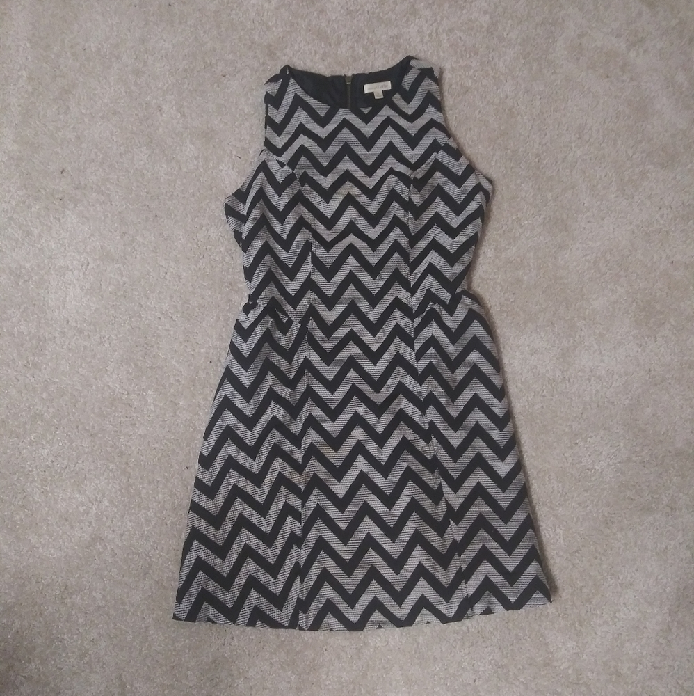 Chevron patterned skater dress | Charming Charlie
